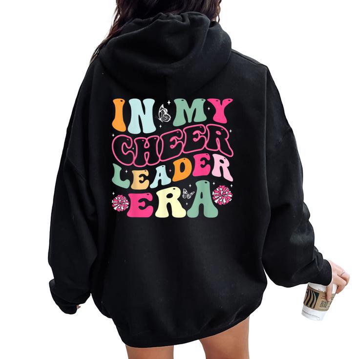 In My Cheerleader Era Cheer Coach Cheerleading Girls Women Oversized Hoodie Back Print