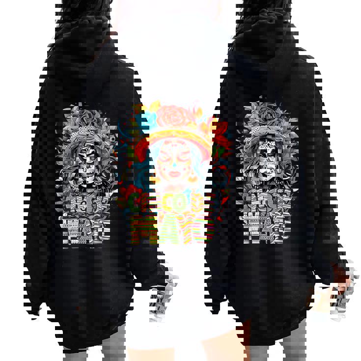 Cinco De Mayo Girl 2024 Mexican Fiesta 5 De Mayo Women Oversized Hoodie Back Print