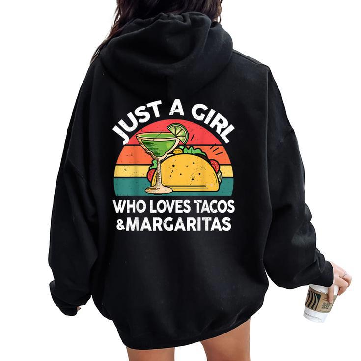 Cinco De Mayo Girl Love Tacos Margaritas Mexican Women Women Oversized Hoodie Back Print