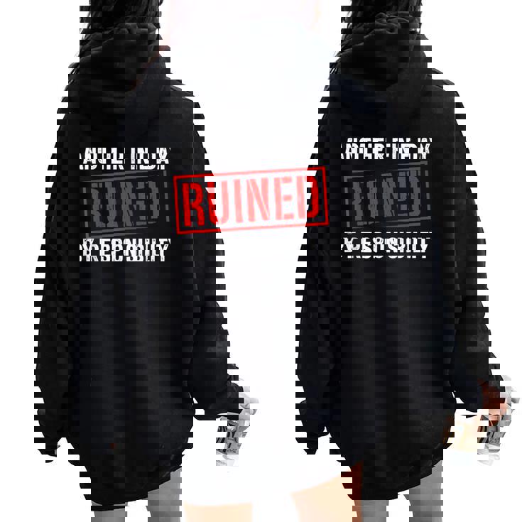 Sarcasm Sarcastic Humor Novelty Sarcasm Women Oversized Hoodie Back Print Sarcasm Sarcastic Humor Novelty Sarcasm Women Oversized Hoodie Back Print