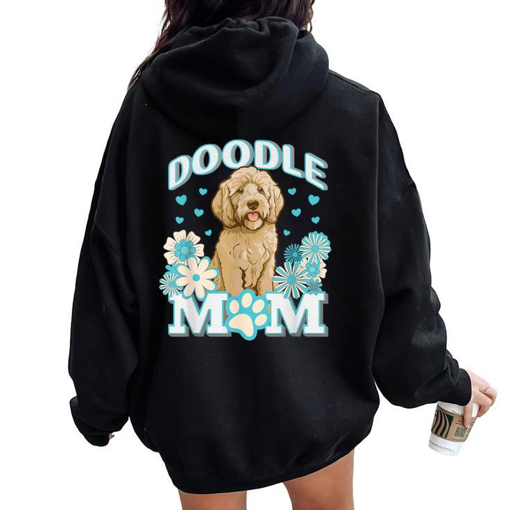 Goldendoodle Doodle Dog Mom Mum Women Oversized Hoodie Back Print
