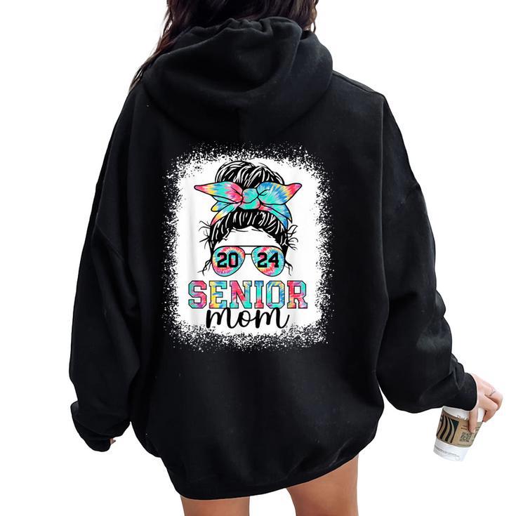 Senior Mom 24 Class Of 2024 Graduation For Mother Women Oversized Hoodie Back Print