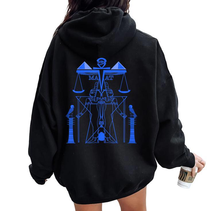 Summer Nubian Magic Ankh For And Women Women Oversized Hoodie Back Print