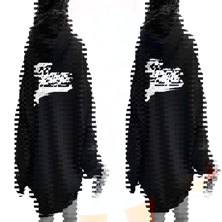 Yaya Mother's Day Yaya Women Oversized Hoodie Back Print