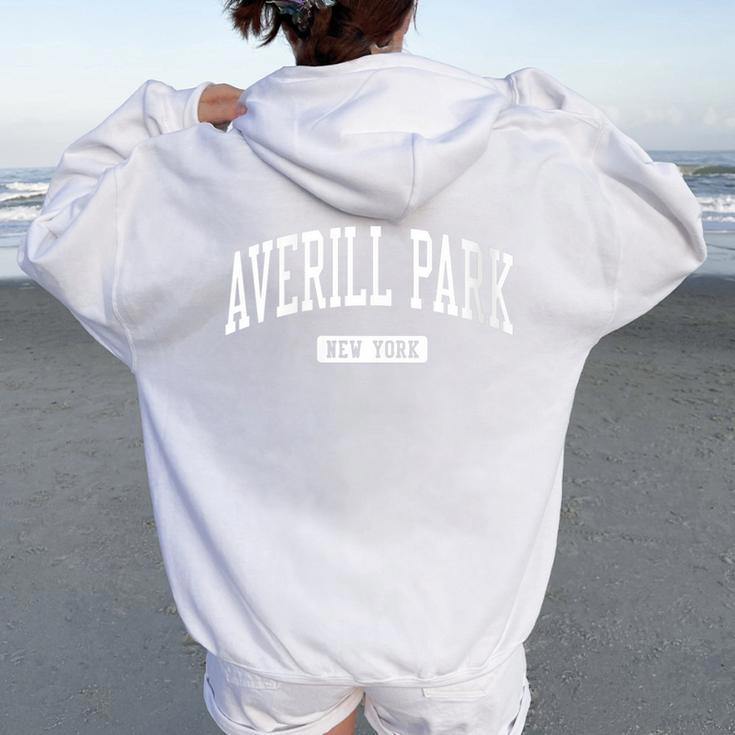 Averill Park New York Ny College University Sports Style Women Oversized Hoodie Back Print