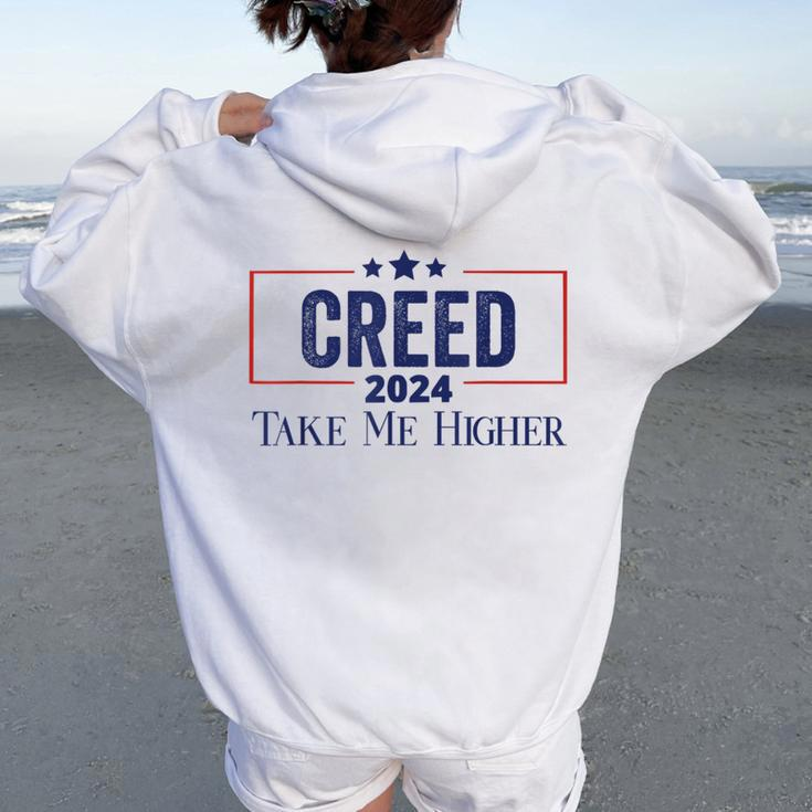 Creed '24 Take Me Higher Support 2024 Women Oversized Hoodie Back Print