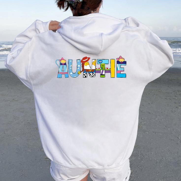 Toy Story Auntie Boy Aunt Mom Life Happy Mother's Day Women Oversized Hoodie Back Print