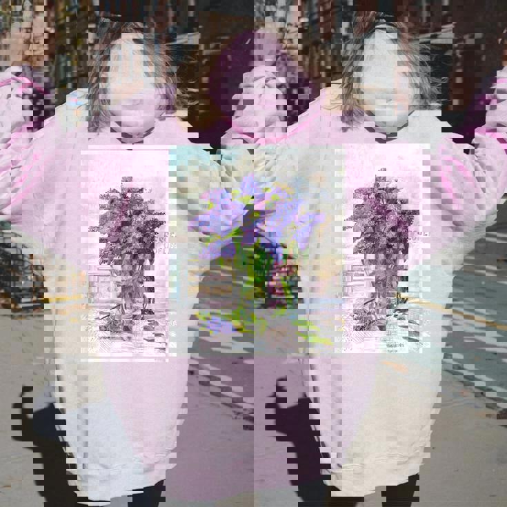 Lilac graphic hoodie clearance