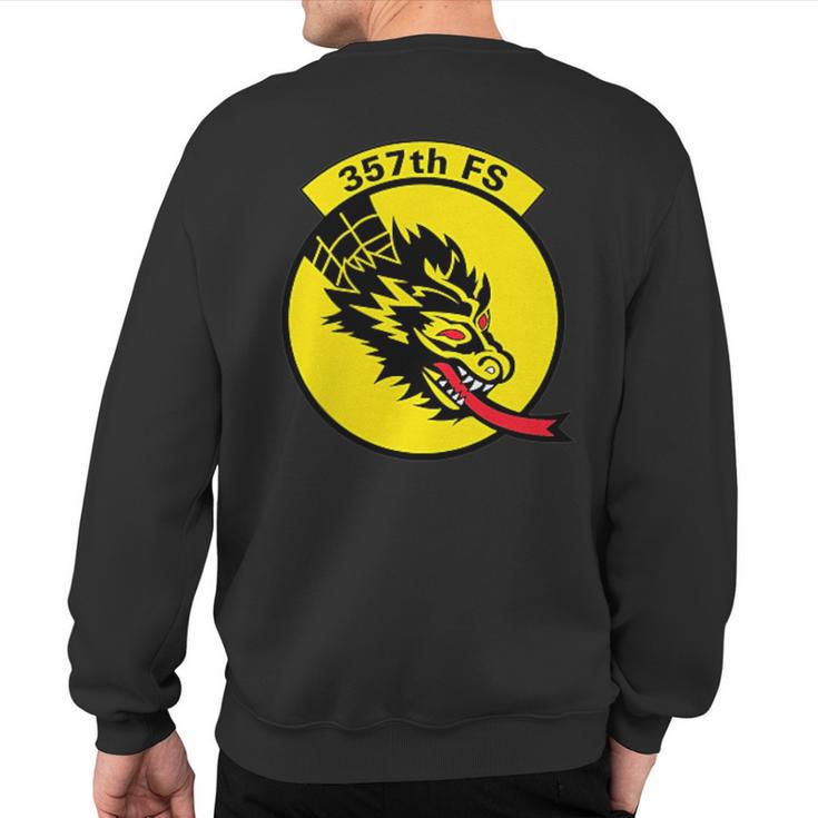 357Th Fighter Squadron Air Force Military Veteran Patch Sweatshirt Back Print