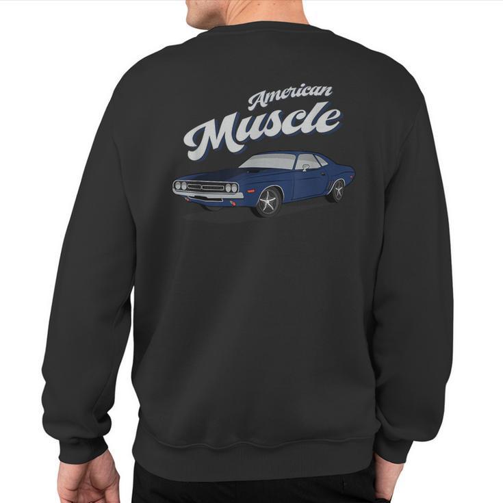 American Muscle Car 60S 70S Vintage Sweatshirt Back Print