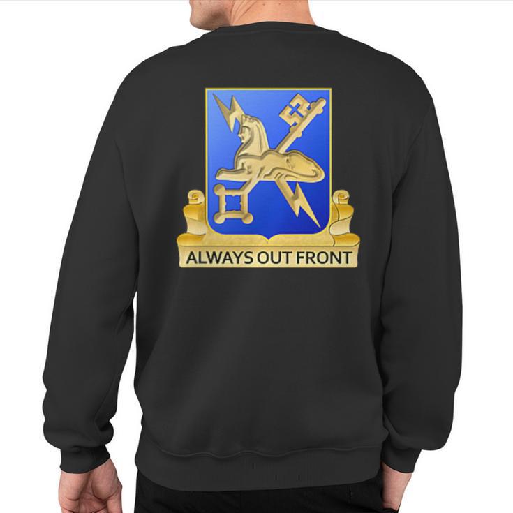 Army Military Intelligence Corps Regiment Insignia Sweatshirt Back Print