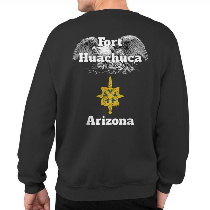 Fort Huachuca Military Intelligence Branch  Sweatshirt Back Print