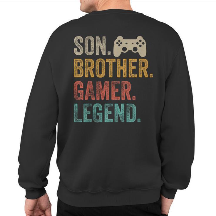 Gaming For Nage Boys 8-16 Year Old Christmas Gamer Sweatshirt Back Print