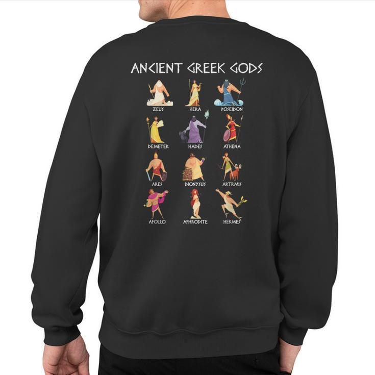 Greek Gods Greek Mythology Ancient Legends Sweatshirt Back Print