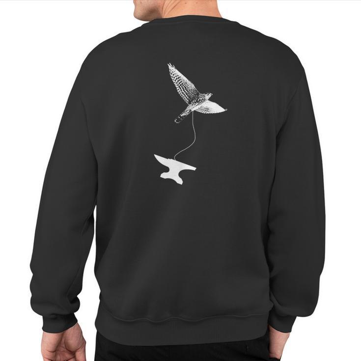 Heavy Falcon T Rocket Launch Parody Sweatshirt Back Print