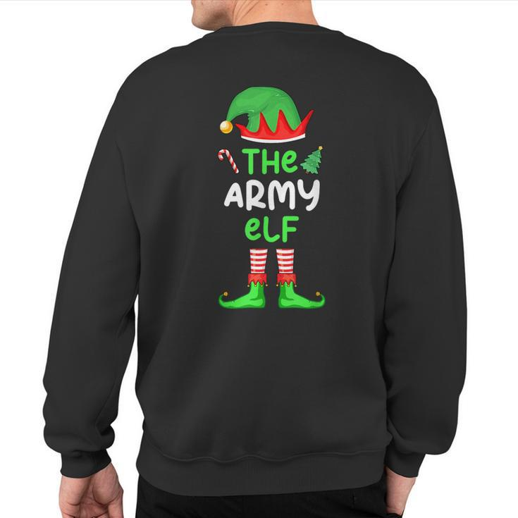 I'm The Army Elf Christmas Family Matching Pajama Sweatshirt Back Print