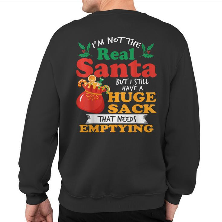 Inappropriate I Have A Big Package For You Dirty Santa Sweatshirt Back Print