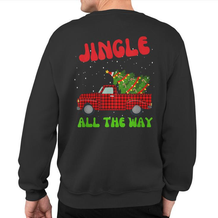 Jingle All The Way Xmas Sweatshirt Back Print