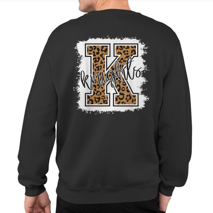 Knights School Sports Fan Team Spirit Sweatshirt Back Print