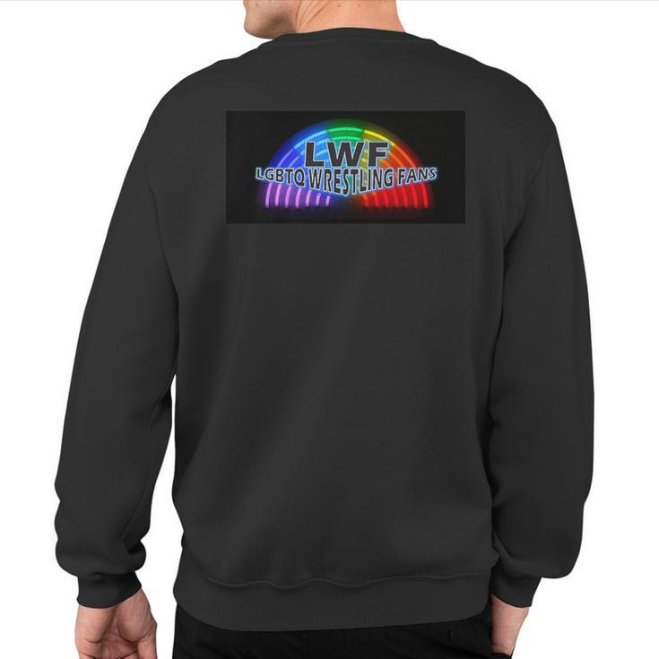 Lgbtq Wrestling Fans Sweatshirt Back Print