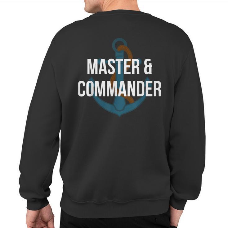 Master & Commander Anchor Sweatshirt Back Print