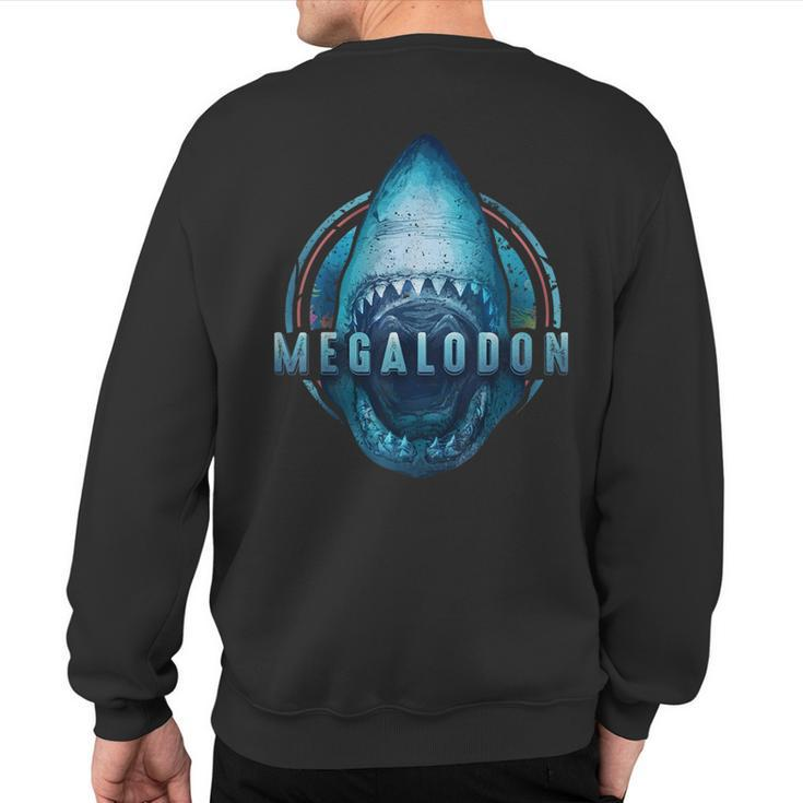 Megalodon Giant Shark Sweatshirt Back Print
