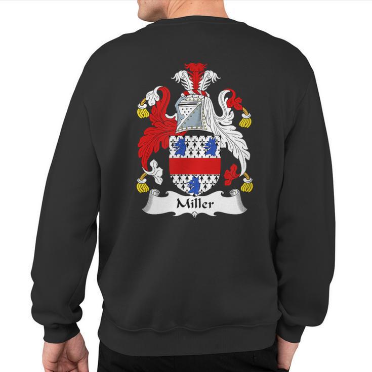 Miller Coat Of Arms Family Crest Sweatshirt Back Print