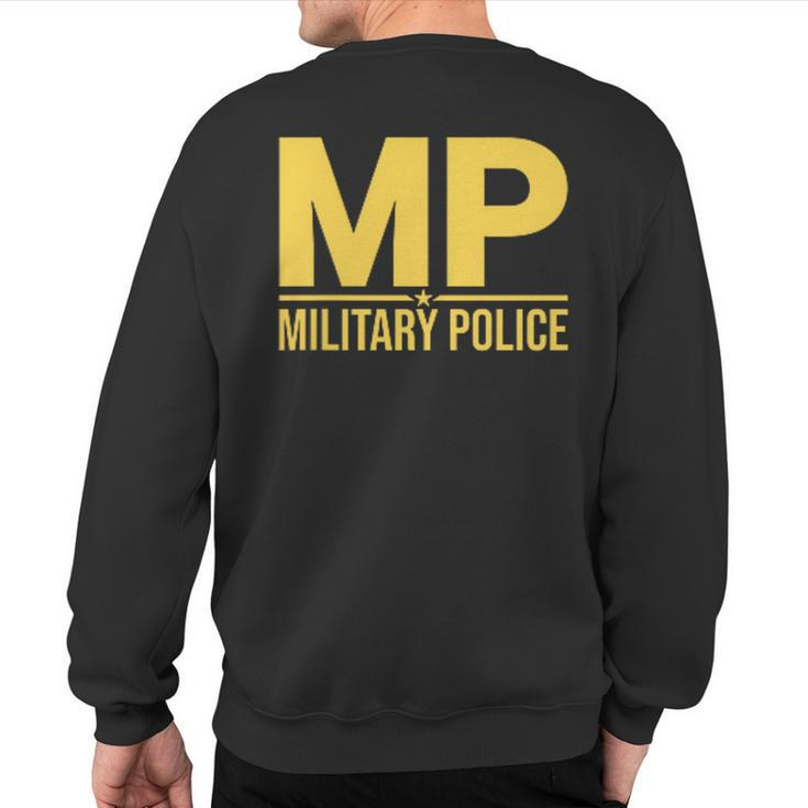 Mp Military Police Corps Us Army Sweatshirt Back Print