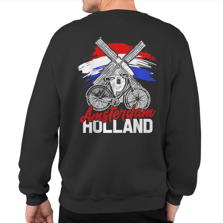 Netherlands Amsterdam Nederland Dutch Holland Dutch Sweatshirt Back Print