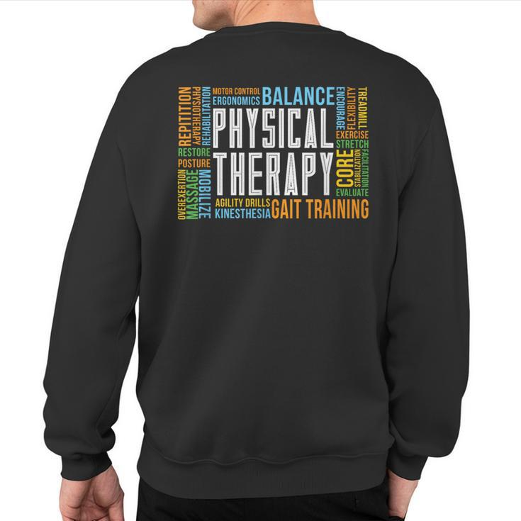 Pt Physical Exercise Physical Therapy Sweatshirt Back Print