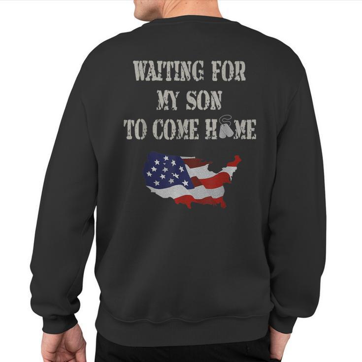 Red Friday Military Son Home From Deployment Sweatshirt Back Print