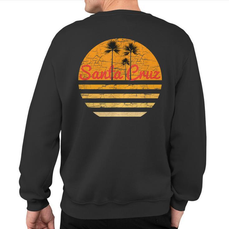 Santa Cruz Vintage Retro 70S Throwback Surf Sweatshirt Back Print