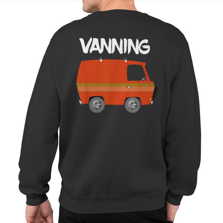 Vanning Van 70S Van Hippie Sweatshirt Back Print