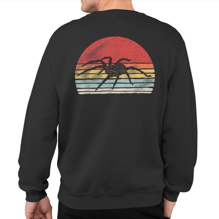 Vintage Retro Wolf Spider Sweatshirt Back Print
