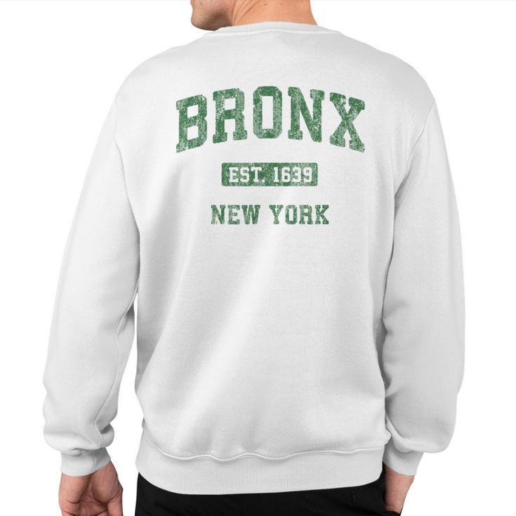 Bronx New York Ny Vintage Athletic Sports Sweatshirt Back Print
