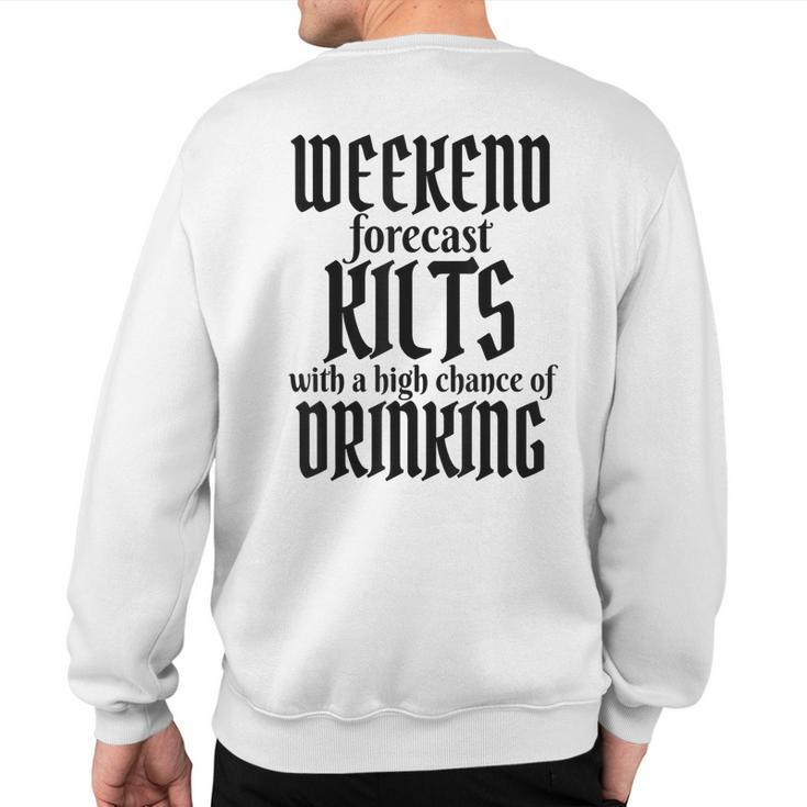Kilt Highland Games Sweatshirt Back Print