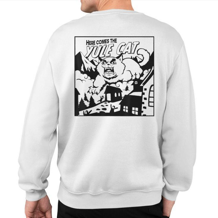 Yule Cat Sweatshirt Back Print