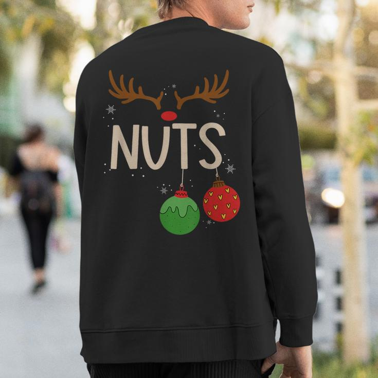 Chest Nuts Christmas Matching Couple Chestnuts Sweatshirt Back Print