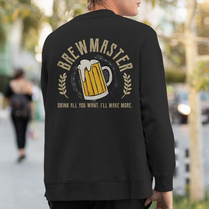 Craft Brewing For Brewmaters Sweatshirt Back Print