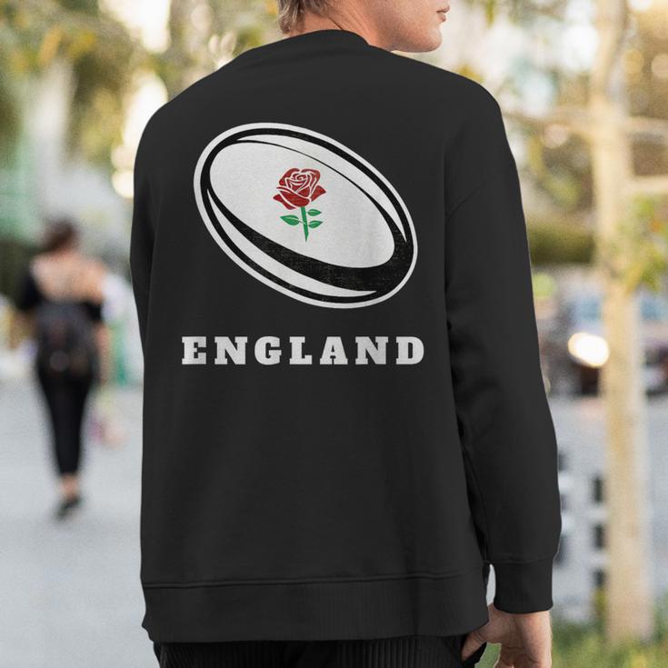 England Rugby Ball Sweatshirt Back Print