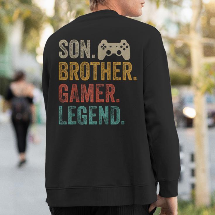 Gaming For Nage Boys 8-16 Year Old Christmas Gamer Sweatshirt Back Print