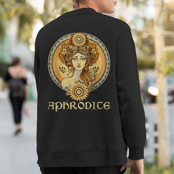 Greek Goddess Aphrodite Love And Beauty Ancient Greece Sweatshirt Back Print