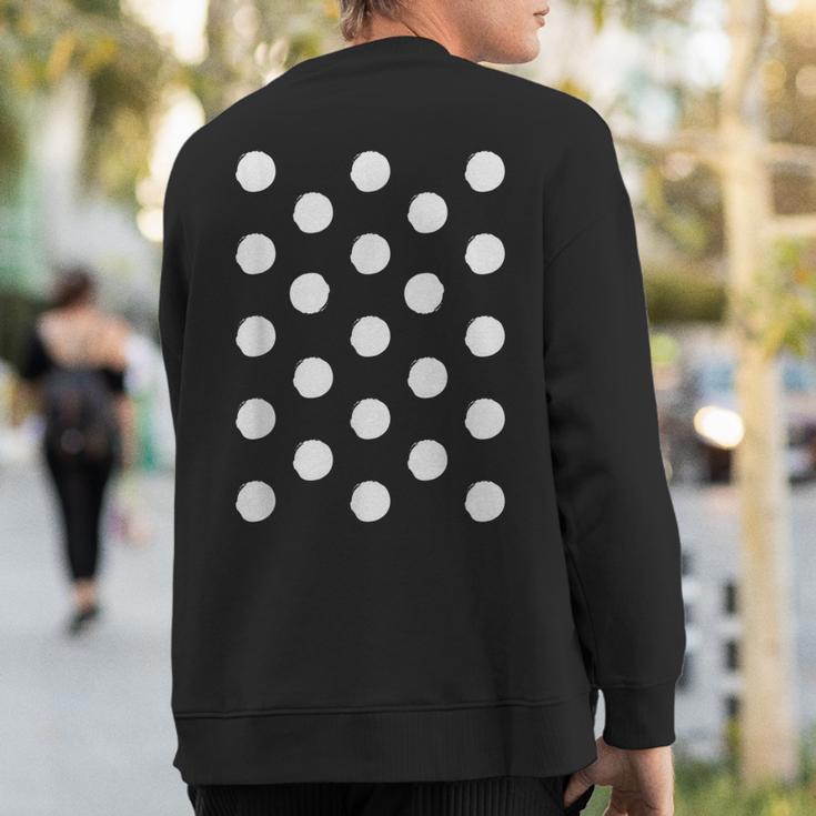 International Dot Day Boys Polka Dot White Polka Dot Sweatshirt Back Print