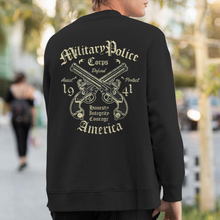 Military Police Corps Us Army Sweatshirt Back Print