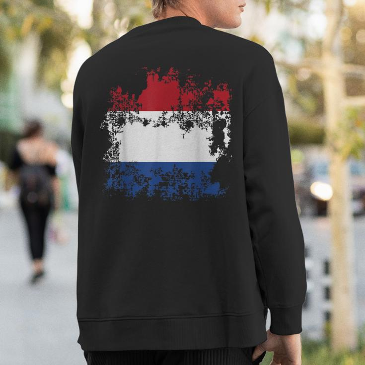 The Netherlands Holland Flag King's Day Holiday Sweatshirt Back Print
