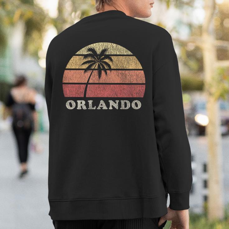 Orlando Fl Vintage 70S Retro Throwback Sweatshirt Back Print