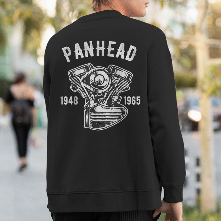 Panhead Engine 1948-1965 Motorcycles Old School Choppers Sweatshirt Back Print