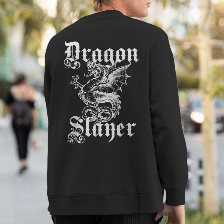 Renaissance Faire Dragon Slayer Sweatshirt Back Print