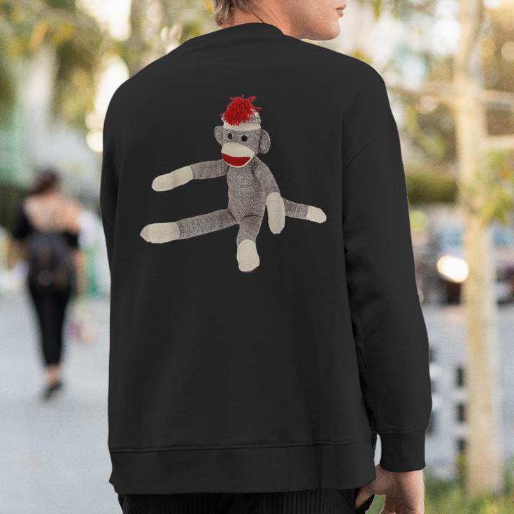 Sock Monkey Sweatshirt Back Print