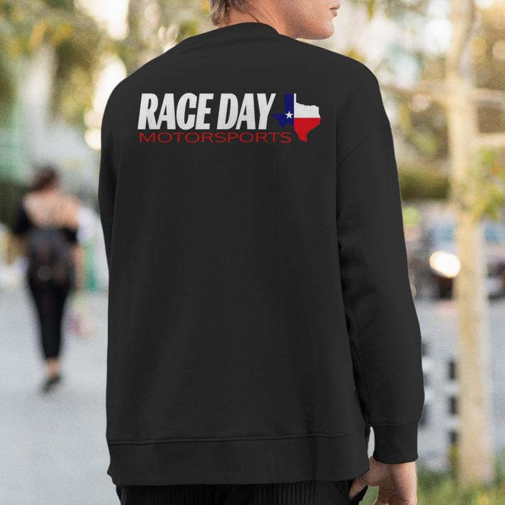 Texas Racing Race Day Auto Motorsport Speedway Sweatshirt Back Print